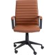 Chaise de bureau pivotante Labora marron