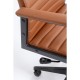 Chaise de bureau pivotante Labora marron