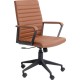 Chaise de bureau pivotante Labora marron