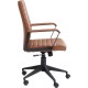 Chaise de bureau pivotante Labora marron