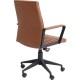 Chaise de bureau pivotante Labora marron