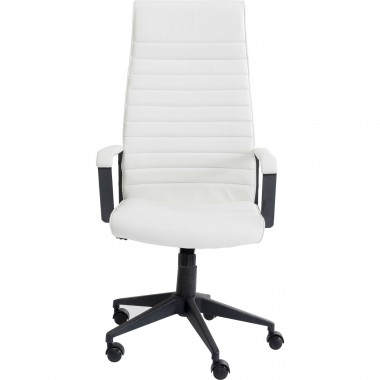 Chaise de bureau pivotante Labora haut blanc