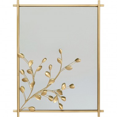 Miroir mural Leafline doré 66x85cm