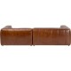 Canapé d angle Cubetto cuir marron