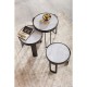 Table basse Perelli noir (3/set)