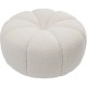 Pouf Peppo Lounge blanc Ø76cm