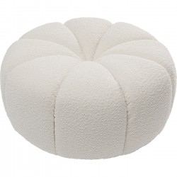 Pouf Peppo Lounge blanc Ø76cm
