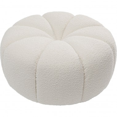 Pouf Peppo Lounge blanc Ø76cm