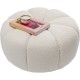 Pouf Peppo Lounge blanc Ø76cm