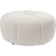 Pouf Peppo Lounge blanc Ø76cm
