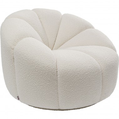 Fauteuil pivotant Peppo Lounge blanc