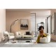 Fauteuil pivotant Peppo Lounge blanc