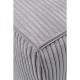 Canapé Cubetto Cord 3-places gris clair 220cm