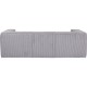 Canapé Cubetto Cord 3-places gris clair 220cm