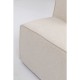 Infinity Elements méridienne droite crème 182cm