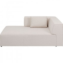 Chaise Long Infinity Ottomane Creme Esquerdo 182cm