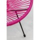 Fauteuil Acapulco fuchsia