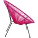 Fauteuil Acapulco fuchsia