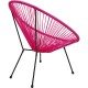 Fauteuil Acapulco fuchsia