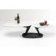 Table basse Franklin blanc 150x58cm