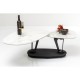 Table basse Franklin blanc 150x58cm