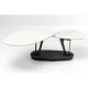 Table basse Franklin blanc 150x58cm