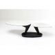 Table basse Franklin blanc 150x58cm