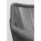 Cadeira com apoio de braço Wave Grey